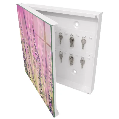 Key box for wall Purple garden