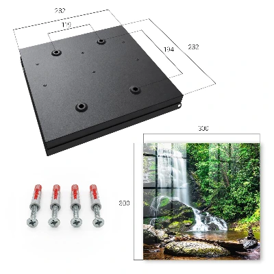 Wall mounted key box Natural oasis