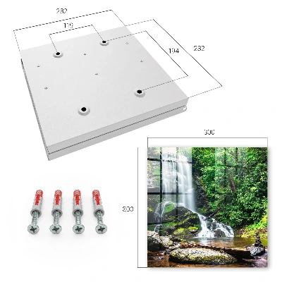 Wall mounted key box Natural oasis