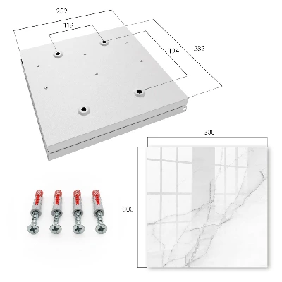 Wall mounted key box Marble elegance