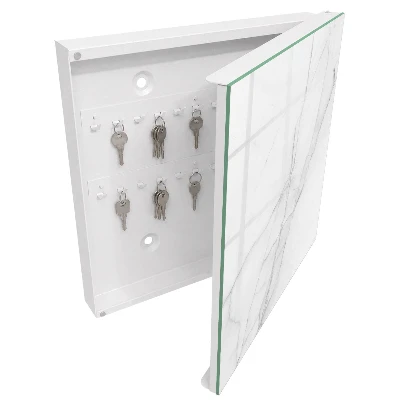 Wall mounted key box Marble elegance