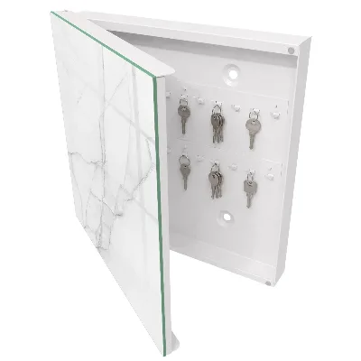 Wall mounted key box Marble elegance