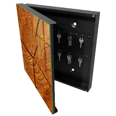 Key box for wall Wood grain