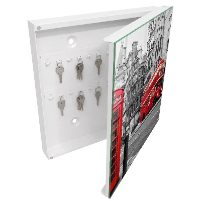 Wall mounted key box London contrast