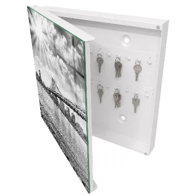 Wall mounted key box City and bridge
