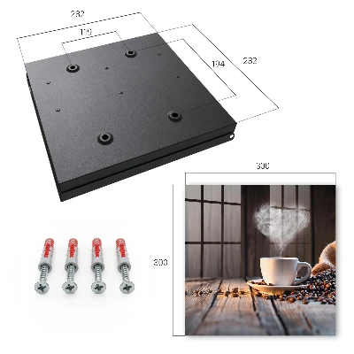 Key cabinet Coffee heart