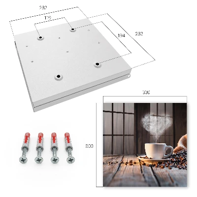 Key cabinet Coffee heart