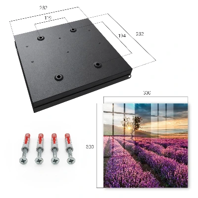 Key box for wall Lavender sunset
