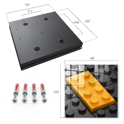 Key cabinet Yellow brick
