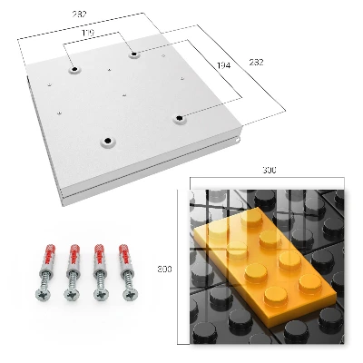 Key cabinet Yellow brick