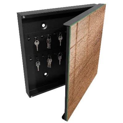 Key box for wall Wood texture