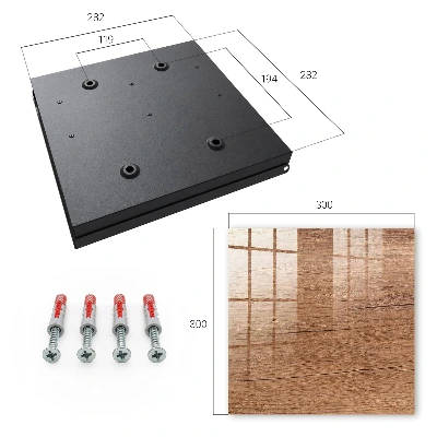 Key box for wall Wood texture