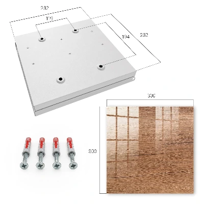 Key box for wall Wood texture