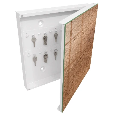 Key box for wall Wood texture