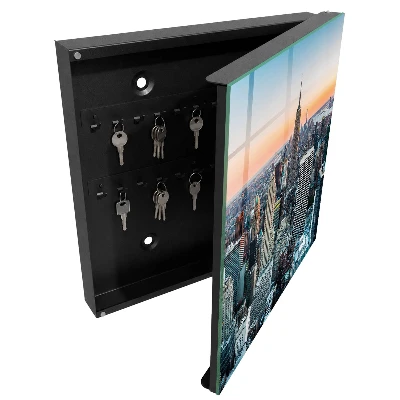Key box for wall City skyline