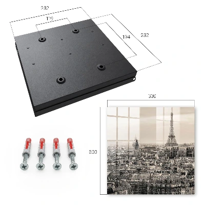Wall mounted key box Urban elegance
