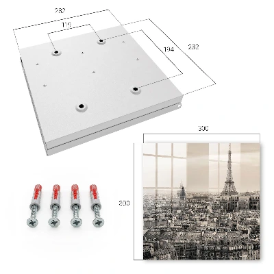 Wall mounted key box Urban elegance