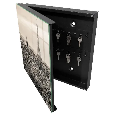 Wall mounted key box Urban elegance