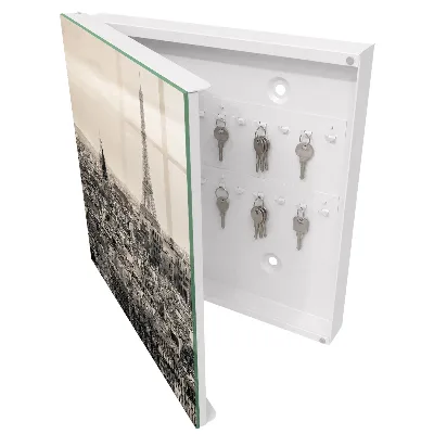 Wall mounted key box Urban elegance
