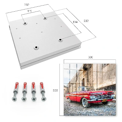 Key cabinet Retro car