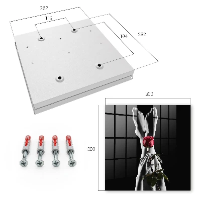 Key cabinet Rose elegance