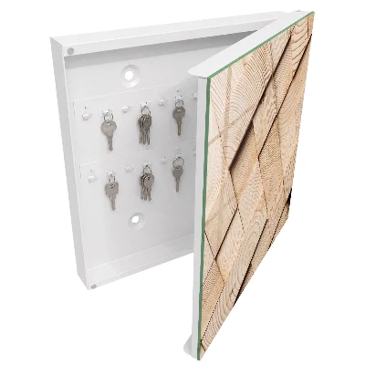 Key box for wall Wood texture