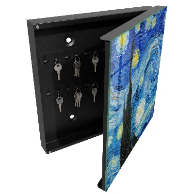 Key box for wall Night sky