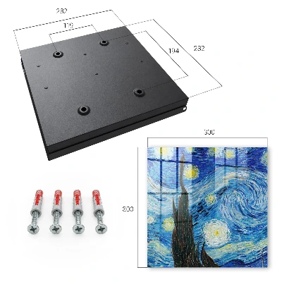 Key box for wall Night sky