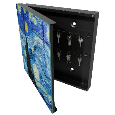 Key box for wall Night sky