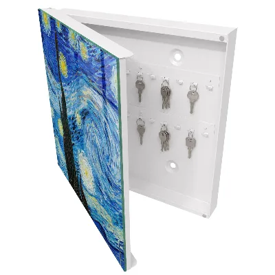 Key box for wall Night sky