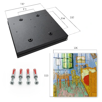 Wall mounted key box Cozy room