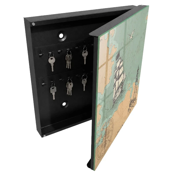 Wall mounted key box Sea adventure