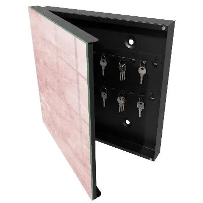 Key cabinet Pink weaves