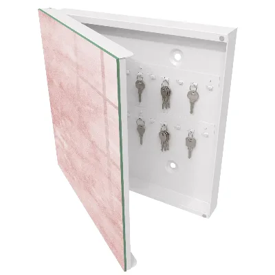 Key cabinet Pink weaves