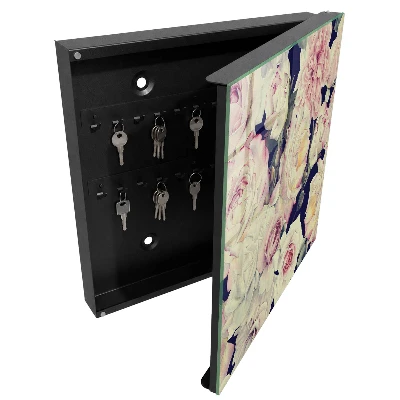 Key box for wall Floral elegance