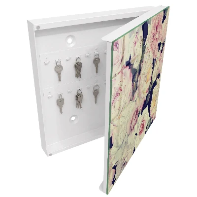 Key box for wall Floral elegance