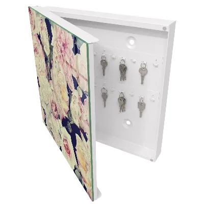 Key box for wall Floral elegance