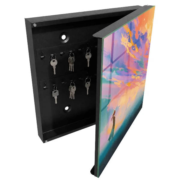 Wall mounted key box Dreamy scene