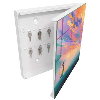Wall mounted key box Dreamy scene