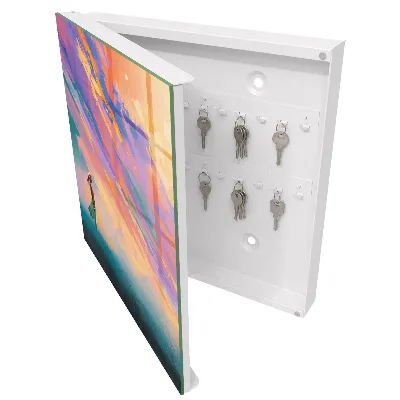 Wall mounted key box Dreamy scene