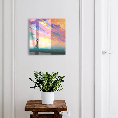 Wall mounted key box Dreamy scene