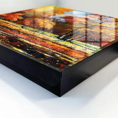 Key box for wall Autumn landscape