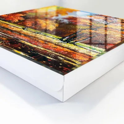 Key box for wall Autumn landscape