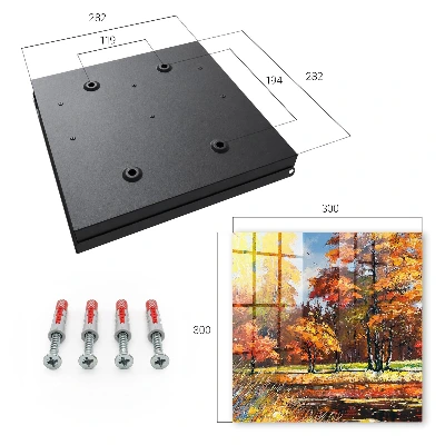 Key box for wall Autumn landscape