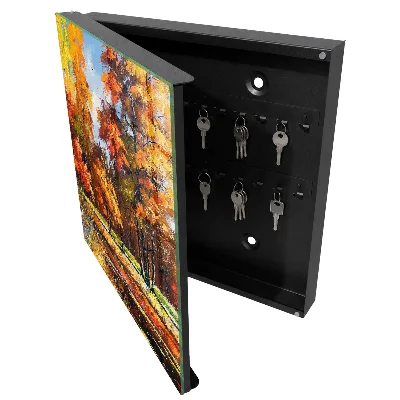 Key box for wall Autumn landscape