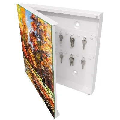 Key box for wall Autumn landscape