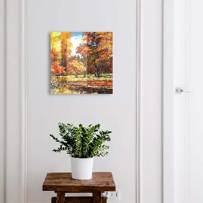 Key box for wall Autumn landscape