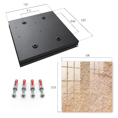 Wall mounted key box Sand pattern