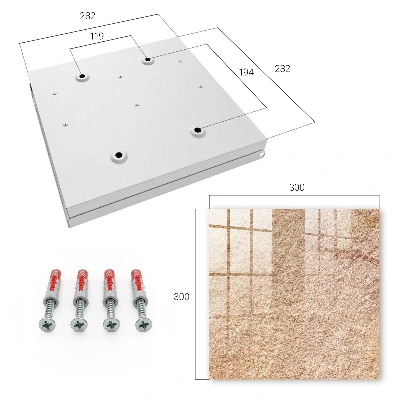 Wall mounted key box Sand pattern