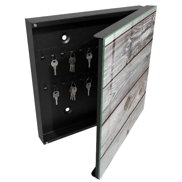Key box for wall Wood texture